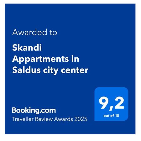 Skandi Appartments In Saldus City Center Dış mekan fotoğraf